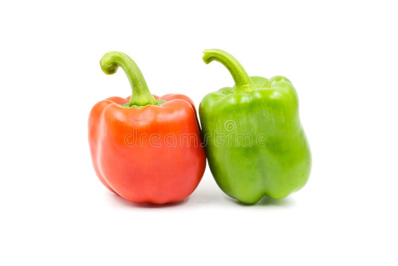 Sweet pepper isolated stock photo. Image of natural, background 79895328