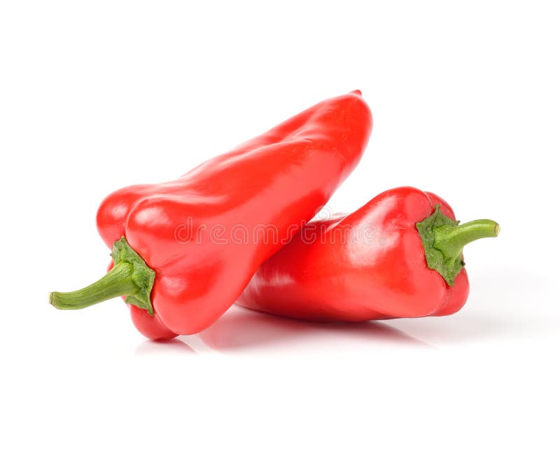 Sweet Pepper Isolated on a White Background Stock Image Image of freshness, capsicum 43013195