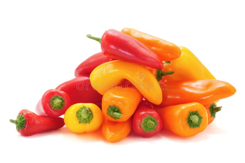 Sweet peppers of different colors royalty free stock images Sweet peppers of different colors royalty free stock images