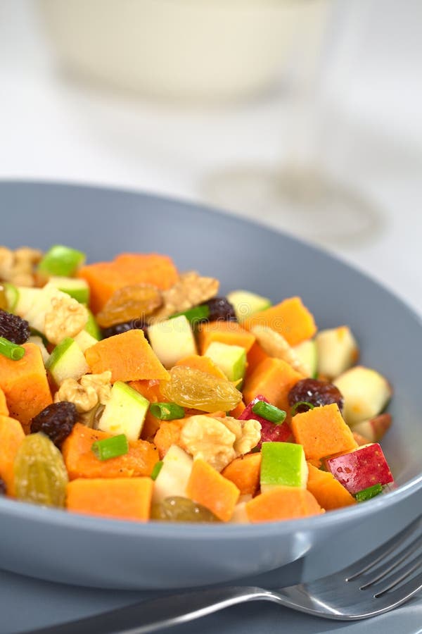 Sweet Potato and Apple Salad Stock Image Image of nutrition, homemade 26897117