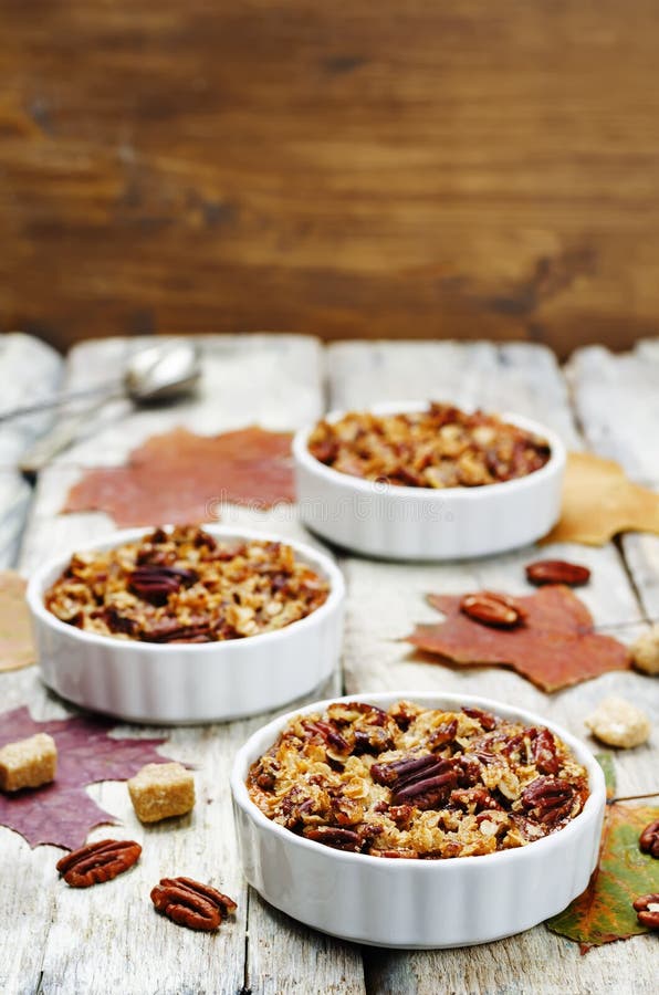 Sweet Potato Casserole with Pecan Oat Crumbs Stock Photo - Image of ...