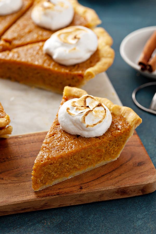 Sweet Potato Pie with Marshmallow Topping Stock Image Image of fall