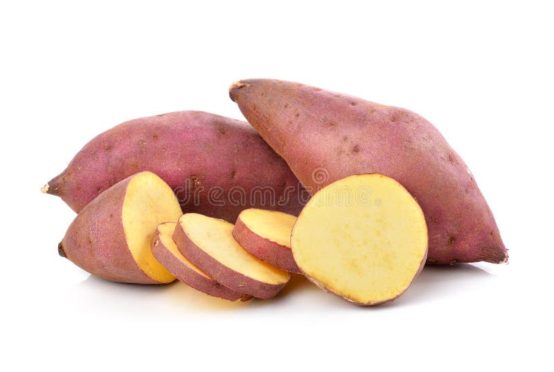 Sweet Potato on the White Background Stock Image Image of potato, studio 52344399
