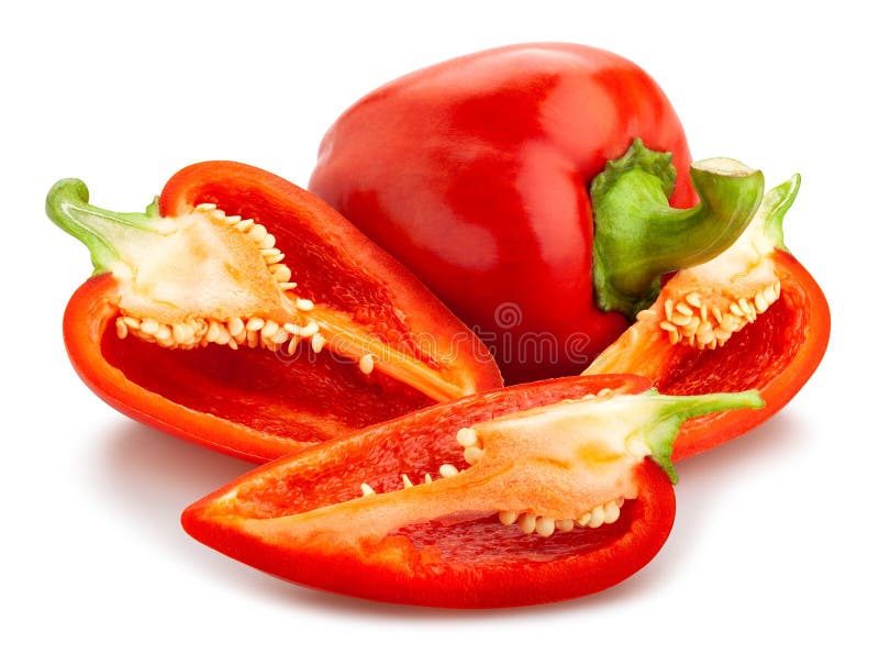 Sweet red pepper stock photo. Image of peppers, chunk 129100762