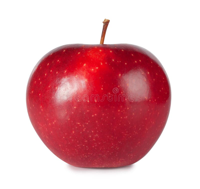 Sweet ripe red apple stock image. Image of object, shot 23368863