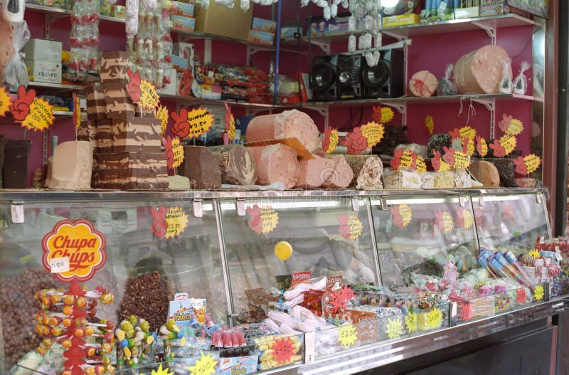 Sweet shop and games editorial stock photo. Image of customer 30731128