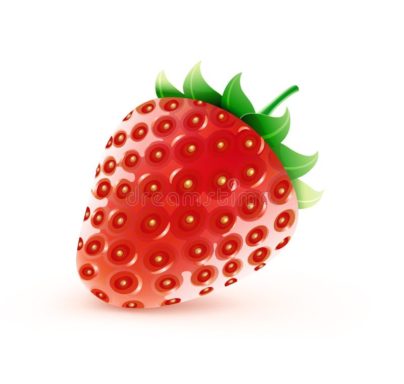 Sweet strawberry vector illustration