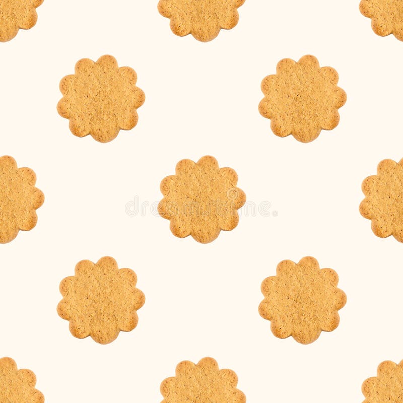 Sweet Swedish almond thins with ginger and cinnamon (Pepparkaka or Pepparkakor biscuits) repeat seamless pattern stock photos Sweet Swedish almond thins with ginger and cinnamon (Pepparkaka or Pepparkakor biscuits) repeat seamless pattern stock photos