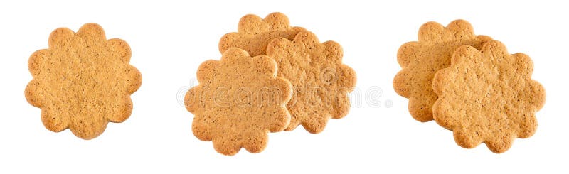 Sweet Swedish almond thins with ginger and cinnamon (Pepparkaka or Pepparkakor biscuits) set royalty free stock photography Sweet Swedish almond thins with ginger and cinnamon (Pepparkaka or Pepparkakor biscuits) set royalty free stock photography