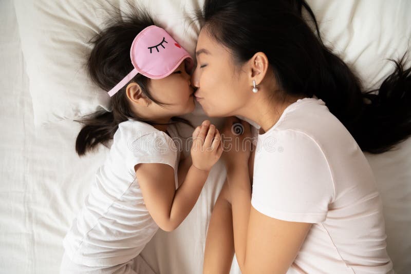 Asian Mom Sleeping