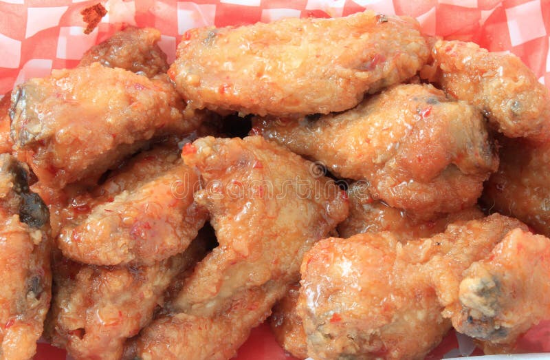 Sweet Thai Chili Chicken Wings Stock Image Image of restaurant
