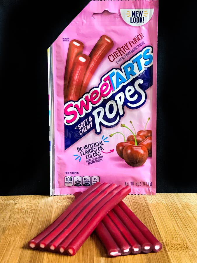 Sweetarts Cherry Ropes Candy Editorial Photo Image of consume, natural 123089191