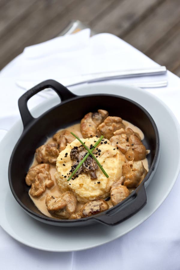 Sweetbreads stock image. Image of appetizing, sauce, bistro 42979849