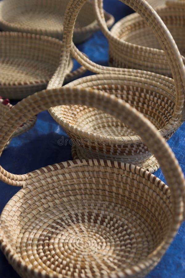 Sweetgrass baskets stock photo. Image of basket, grass 2223478