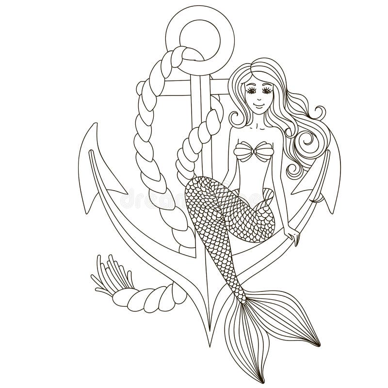 Free Free Mermaid Anchor Svg 753 SVG PNG EPS DXF File