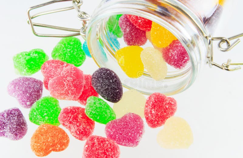 A lot of colorful sweets. Various sweet preserves stock images, royalty-free photos and pictures