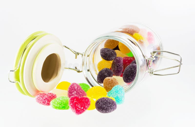 A lot of colorful sweets. Various sweet preserves stock images, royalty-free photos and pictures