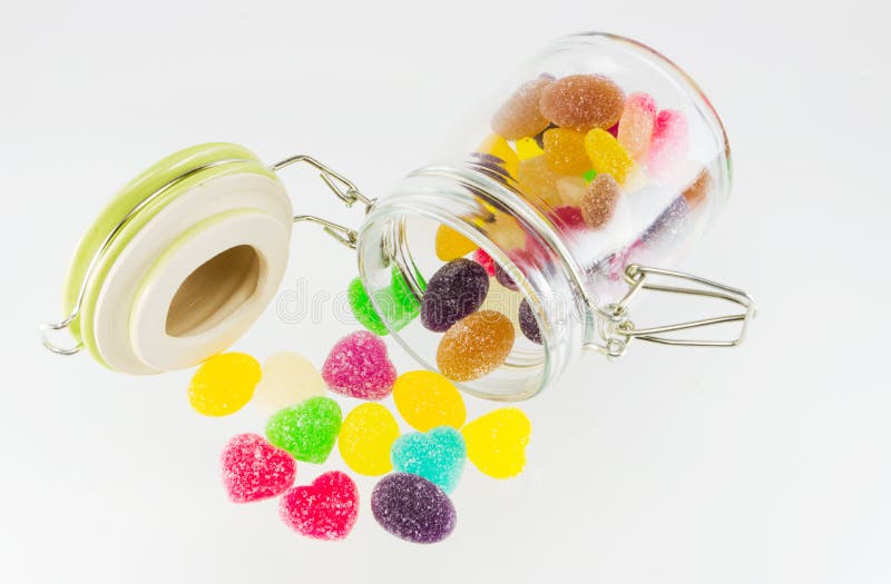 A lot of colorful sweets. Various sweet preserves stock images, royalty-free photos and pictures