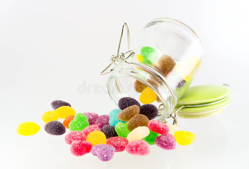A lot of colorful sweets. Various sweet preserves stock images, royalty-free photos and pictures