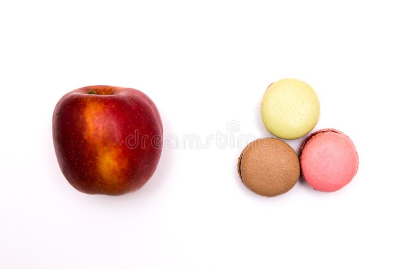 Sweets or fruit, diet stock photo. Image of isolated 90518712