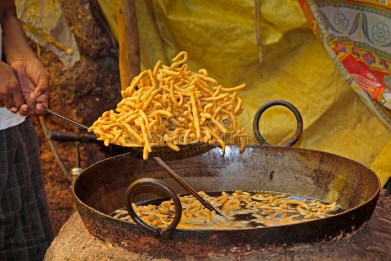 Sweets snacks making stock photo