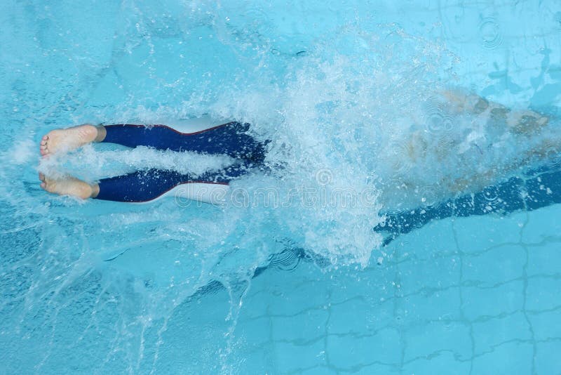 Swim dive 01 stock image. Image of splash, swim, dive - 2389867