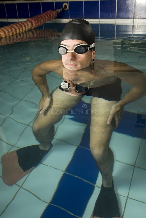 Swimmer in Pool