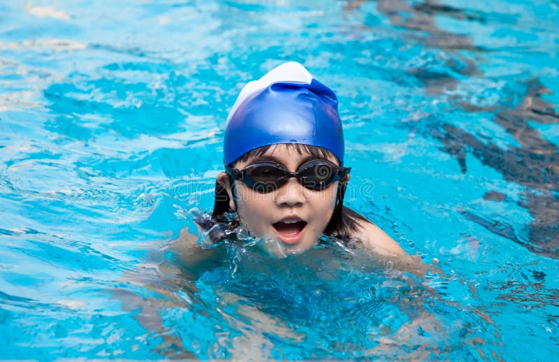 Teenage Boy in Pool stock photo. Image of asian, healthy - 9259264
