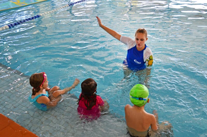 Swimming lesson