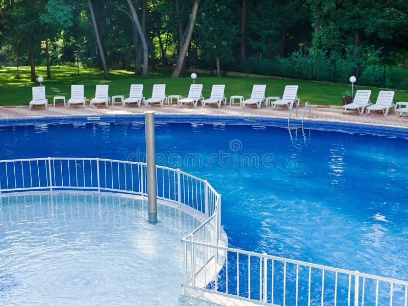 Swimming pool stock photography