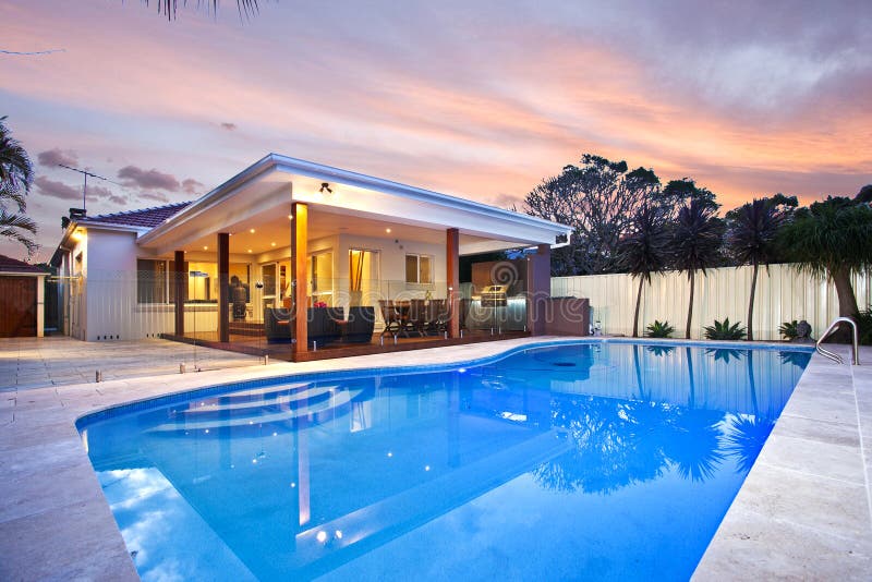 Swimming pool royalty free stock image