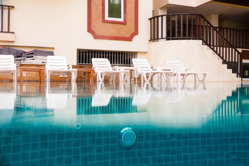 Swimming pool royalty free stock photos