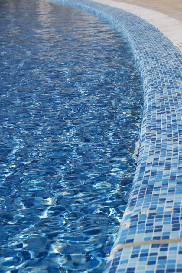 Young, Attractive Spanish Woman Swimming in Pool Stock Photo - Image of ...