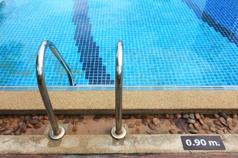 Swimming pool depth marker stock image. Image of float 33959571