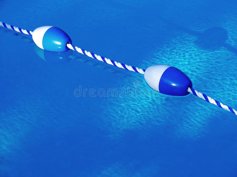 Swimming Pool Floating Rope Dividers Marking Stock Photo - Image of race,  background: 290835462
