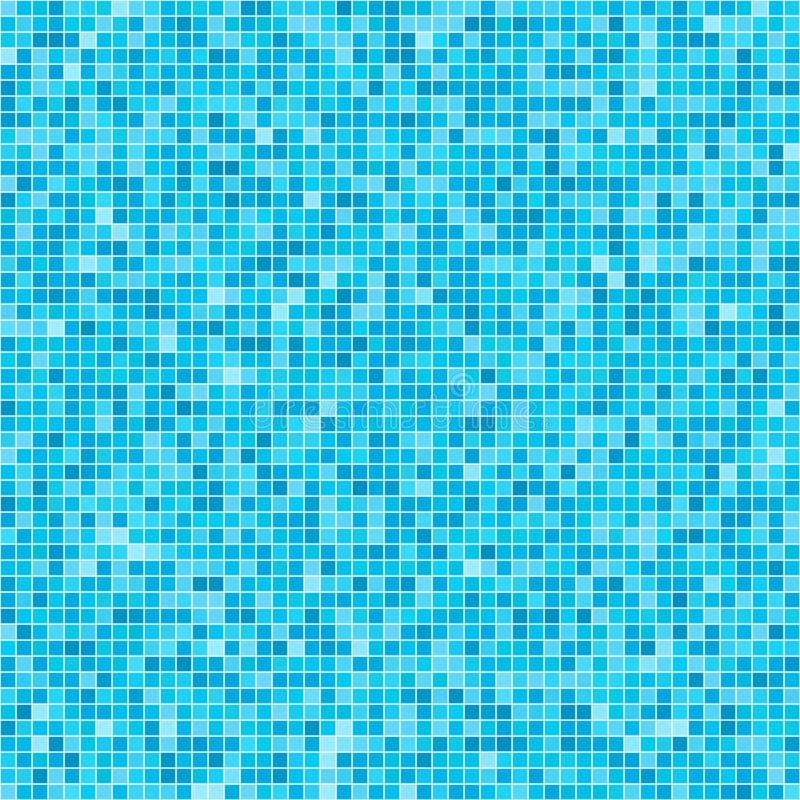 Swimming Pool Tiles Abstract Wallpaper Stock Illustration