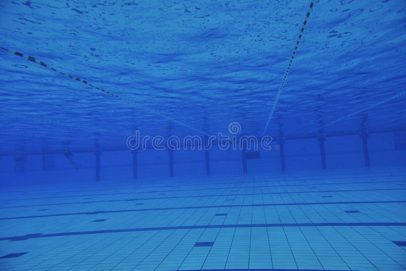 Swimming pool underwater