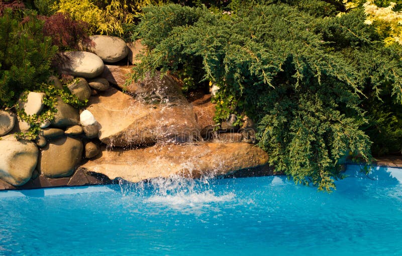 Swimming pool royalty free stock photos