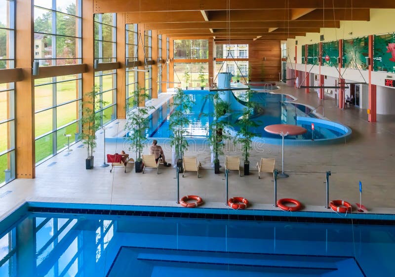 Swimming pool wellness sanatorium. Druskininkai, Lithuania