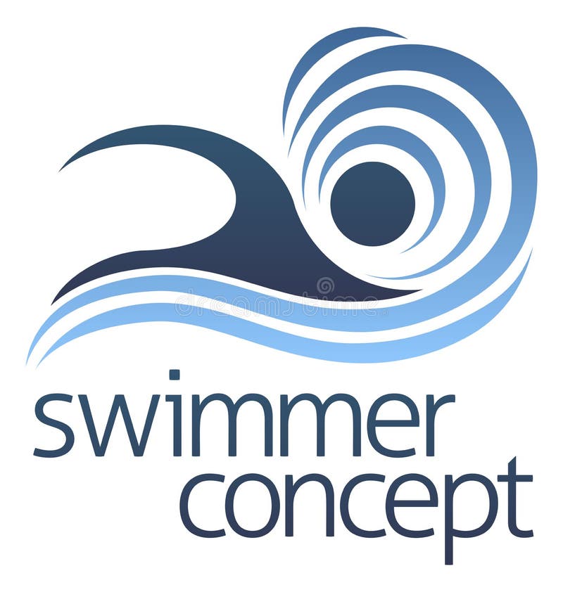 Swimming Swimmer Concept