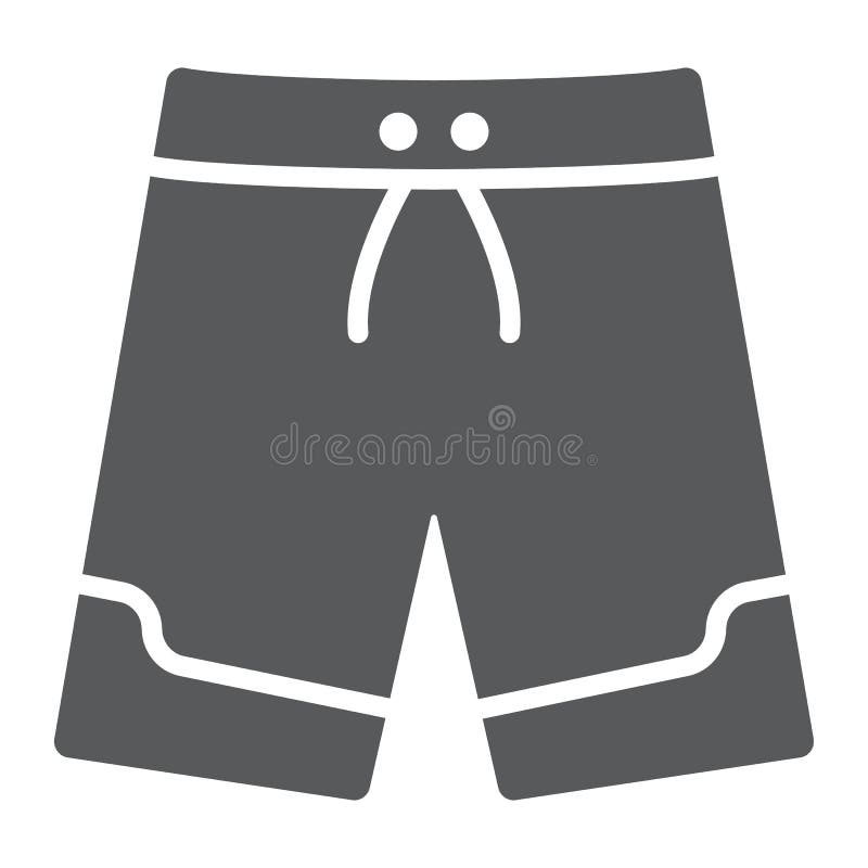 Swim Trunks Black White Stock Illustrations 271 Swim Trunks Black