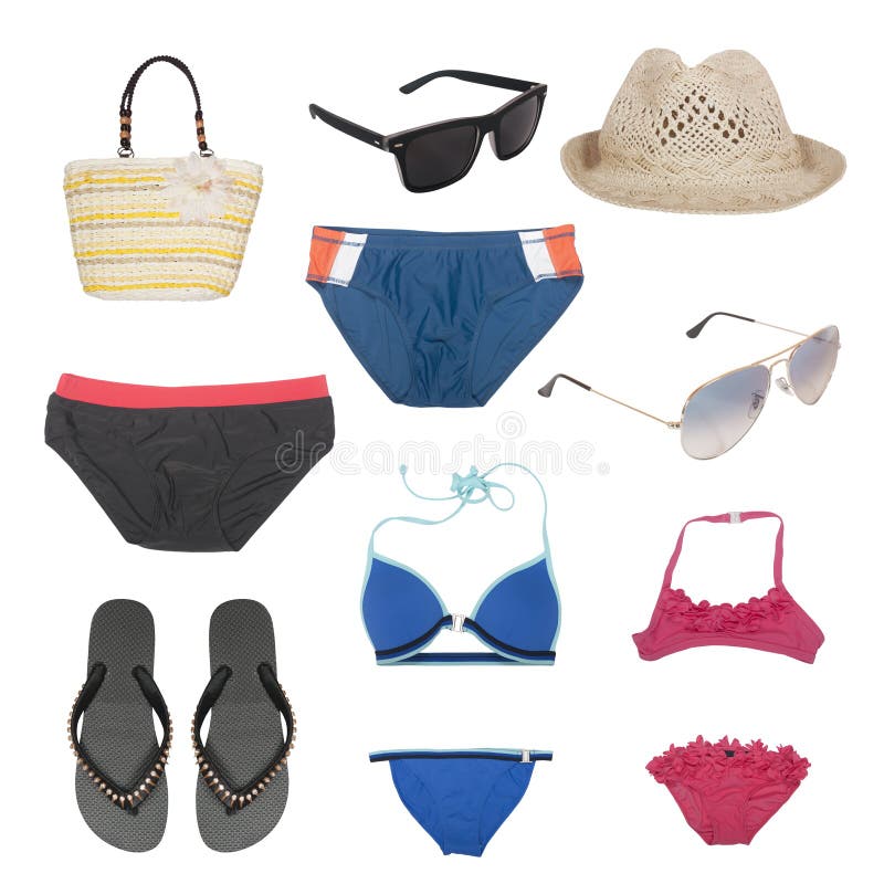 Swimwear and Beach Accessories Stock Photo Image of sunglasses, swim