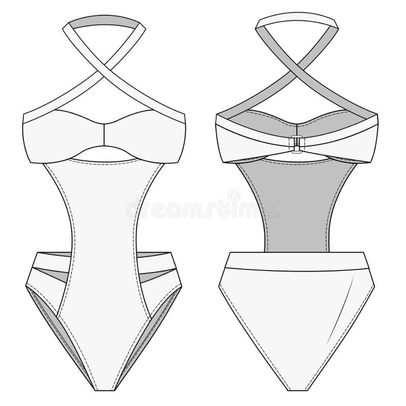 Bikini with flounce pattern for women - Abelis fashion