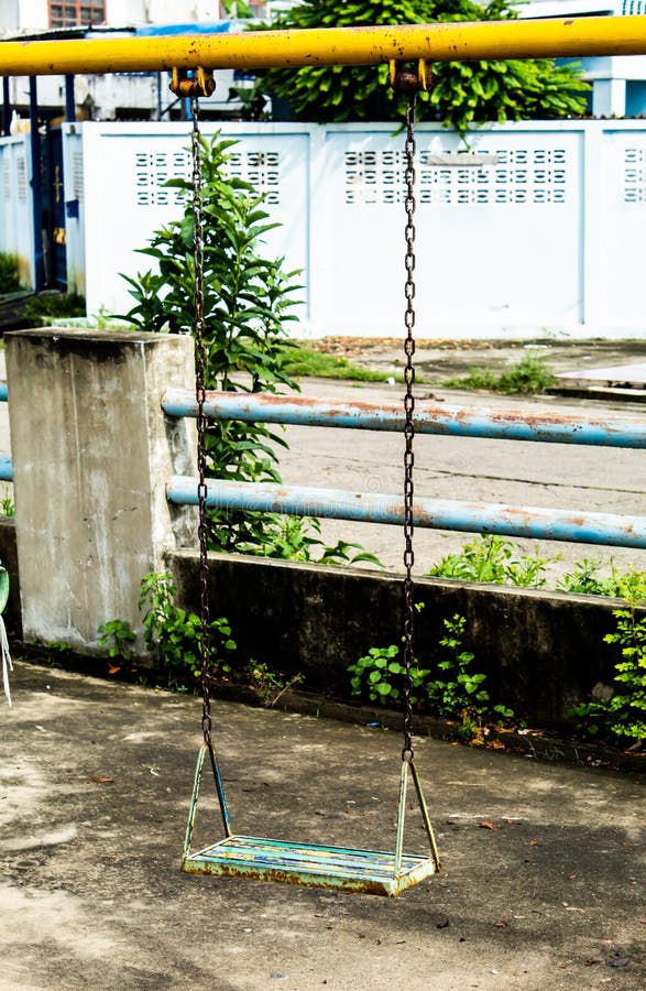Swing chairs for children royalty free stock photo Swing chairs for children royalty free stock photo