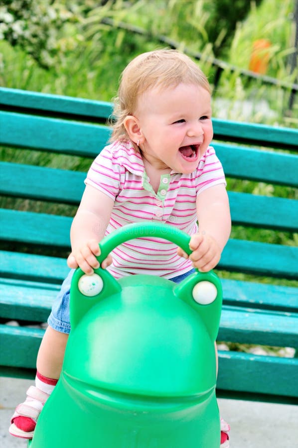 Swinging baby stock photo. Image of people, activity 16159106