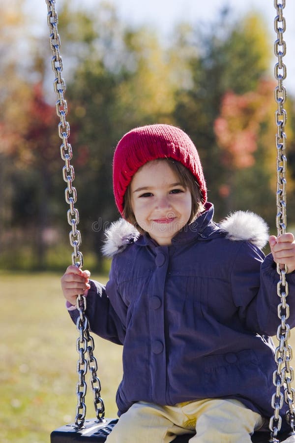 Swinging girl