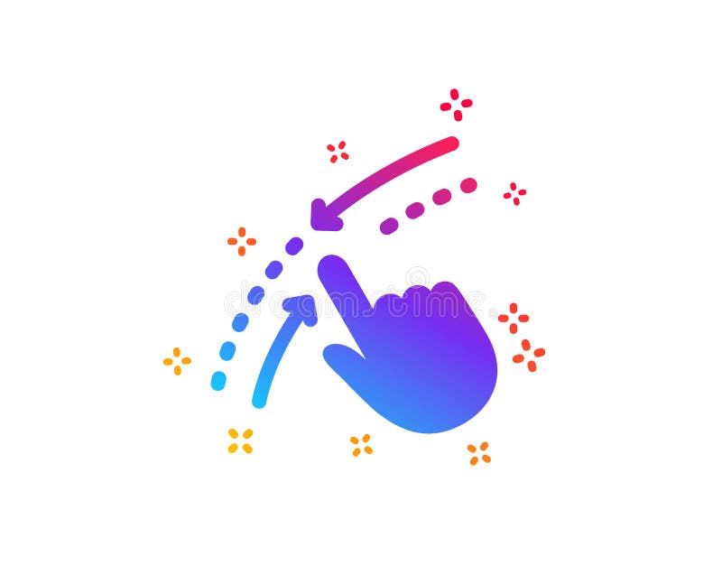 Swipe up down icon. Move finger sign. Vector vector illustration