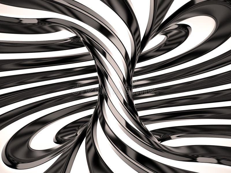 Swirl of lines, 3D