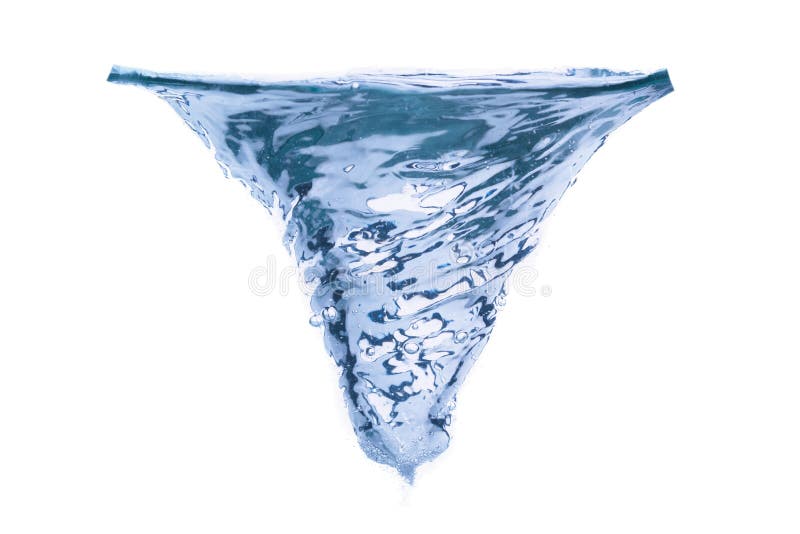 Transparent whirlpool of water, swirl on white isolate. Whirlpool vortex water stock images, royalty-free photos and pictures