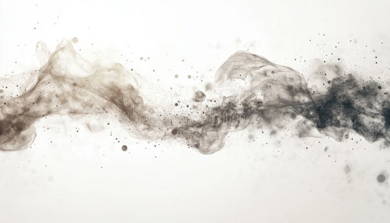 Tiparele abstracte de turnare a fumului și prafului pe fond deschis stock image